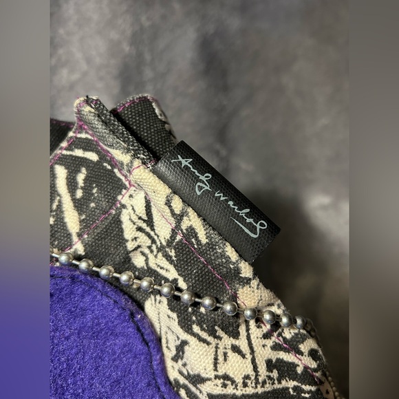 Andy Warhol x NY Visual Arts Floral Felt Tote w/ Banana Wallet - Picture 5 of 12